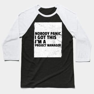 Awesome Project Manager Baseball T-Shirt